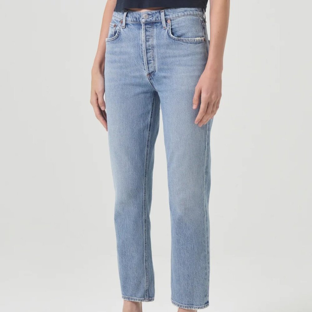 AGOLDE Riley High Rise Straight Crop - Picture 4 of 11